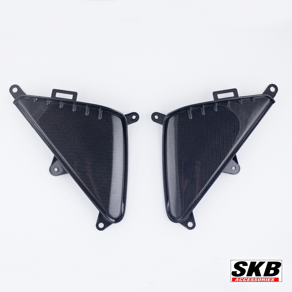 ฝาครอบกันลมตัวบน MSX ตัวเก่า อะไหล่แท้เบิกศูนย์ เคฟล่า ฟิล์มลอยน้ำ จากโรงงาน SKB ACCESSORIES OEM ผลิต ลายไม้ ลายเคฟล่า