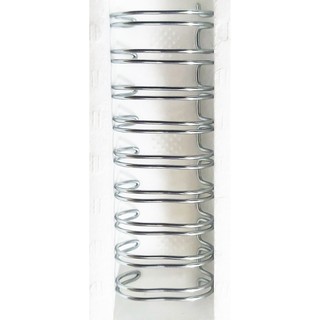 #0145 ราคาต่อม้วน 22,000 ข้อ ลวดกระดูกงูเบอร์ 9 (9/16") - Silver (22,000 loops/spool) ลวดปฏิทิน ไดอะรี่