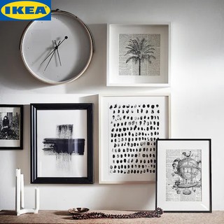 IKEA ROTBLÖTA รูตเบลอตา นาฬิกาแขวนผนัง, วีเนียร์แอช/เทาอ่อน42 ซม.ไม่มีเสียงติ๊กต็อก เพราะมีกลไกแบบไร้เสียง