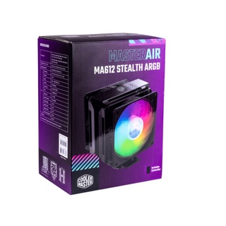 CPU COOLER (พัดลมซีพียู) COOLER MASTER MA612 STEALTH  ARGB (รับประกัน5ปี)