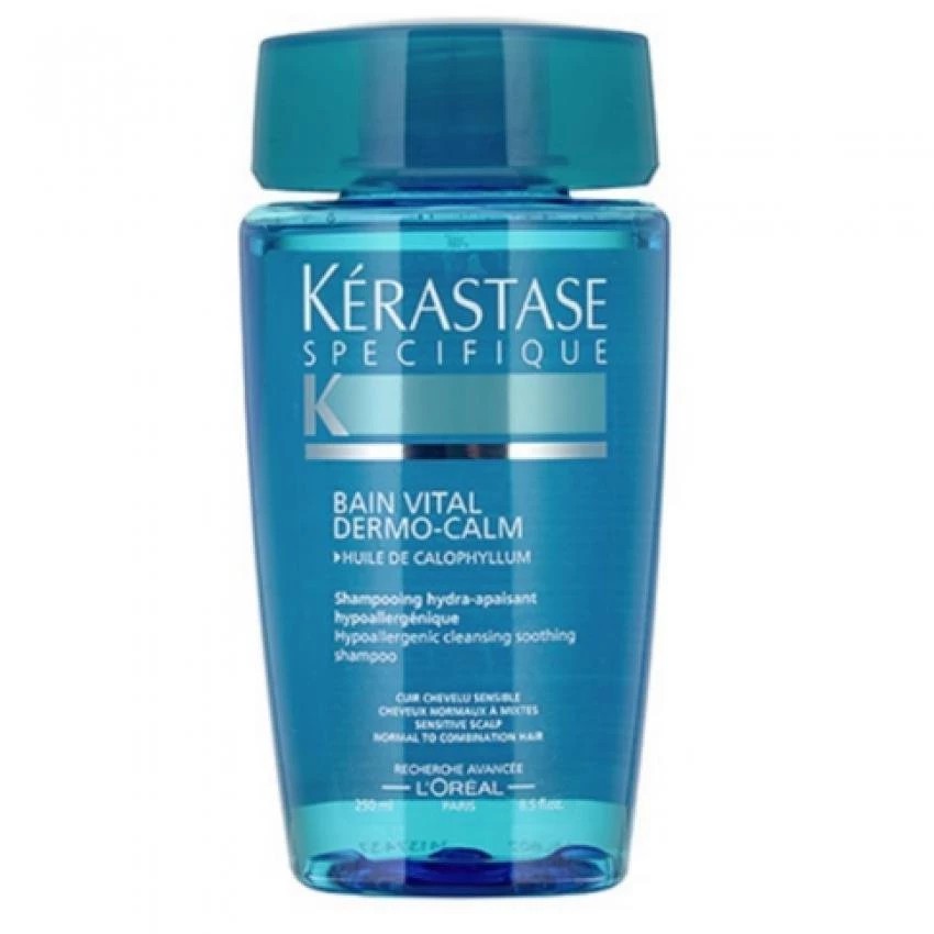 Kerastase Specifique Bain Vital Dermo-Calm Hypoallergenic Cleansing Soothing Shampoo Normal to Combination Hair 250ml.