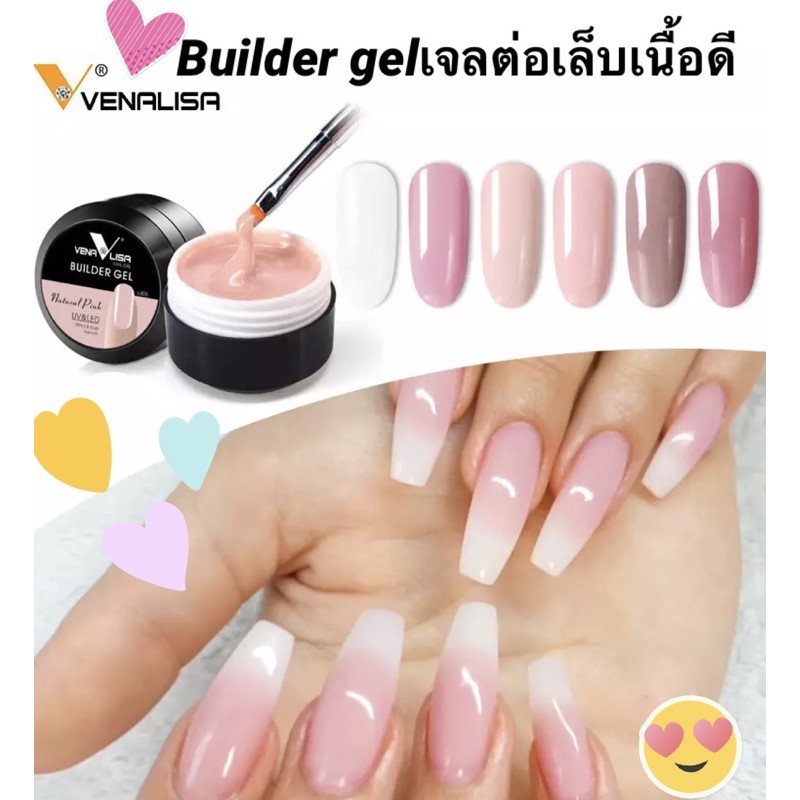 New ! Venalisa เจลต่อเล็บแบบBuilder jelly gel