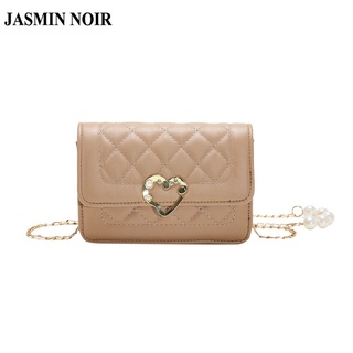 Jasmin NOIR กระเป๋าสะพายข้าง ลายสก๊อต แต่งสายโซ่ สําหรับผู้หญิง