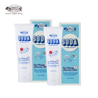 [ซื้อคู่ราคาพิเศษ!]  BEAUTY COTTAGE SODA PORE MINIMIZE CLEANSING FOAM บิวตี้คอทเทจ โซดา พอร์ มินิไมซ์ คลีนซิ่งโฟม (120g)