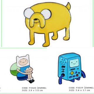 enamel pins - adventure time