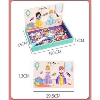 จิ๊กซอว์แม่เหล็ก DIY 1 กล่อง สร้างสรรค์ภาพได้มากถึง 12-18 ภาพ มีภาพตัวอย่างประกอบ แถมฟรี ปากไวท์บอร์ด แม่เหล็กติดตู้เย็น