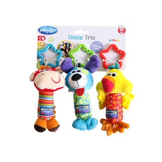 [ใช้ 2 โค้ดลดเพิ่ม] Playgro ของเล่นตุ๊กตาโมบาย Tinkle  Trio - Pg110810590000