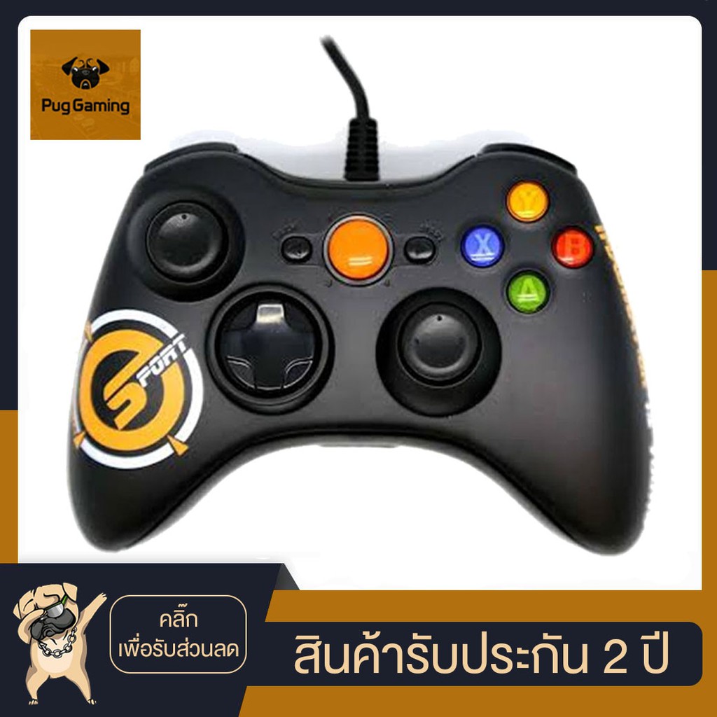 Neolution E-Sport Xcaliber Gaming Joy Controller สำหรับ PC/Xbox จอยเกมมิ่ง - (สีดำ)