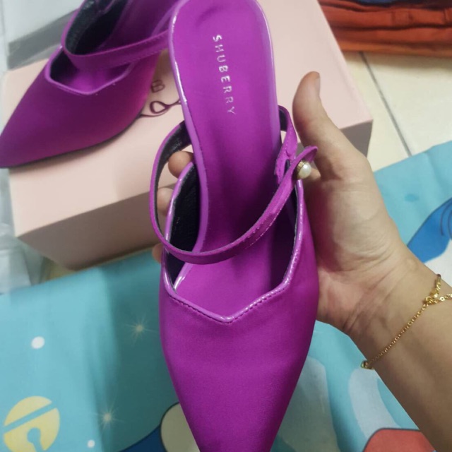 รองเท้า Shuberry sz39  สีม่วง