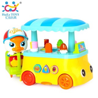 Huile Toys Colorful Ice-cream Cart รถเข็นไอศครีมหรรษา