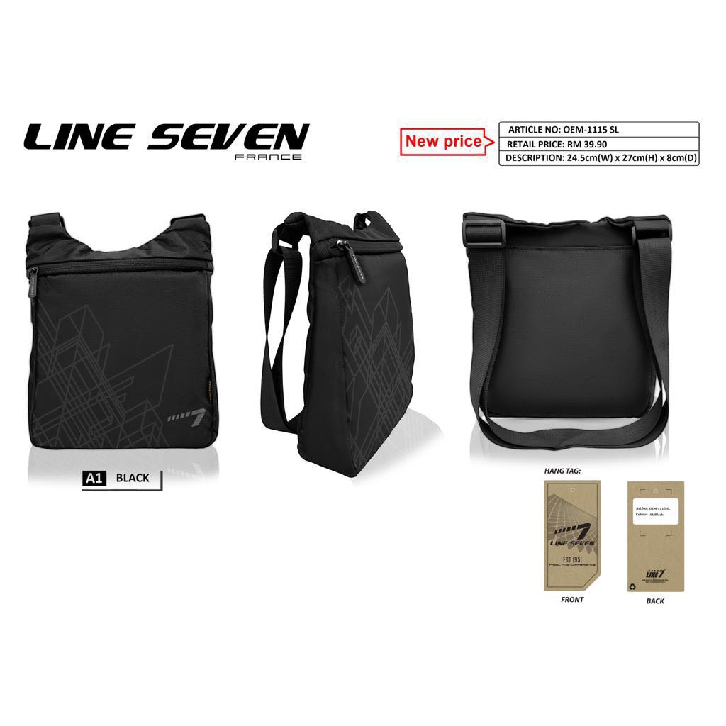 RESTOCK LINE 7 SLING BAG LINE 7 BEG SANDANG [1115]
