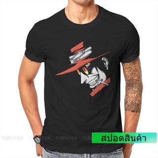 ROUND คอลูกเรือแฟชั่น เสื้อยืดคอกลม พิมพ์ลายมังงะ Hellsing Alucard Face คุณภาพสูง สไตล์คลาสสิก สําหรับผู้ชาย COMING CLUB