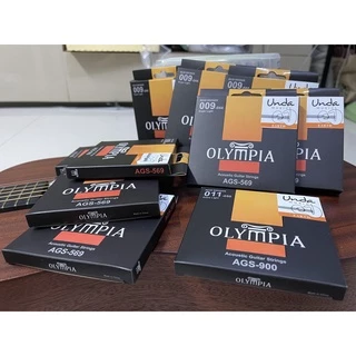 สายกีตาร์โปร่ง OLYMPIA แท้100% สายกีต้าร์อะคูสติค แบรนด์ดังจากประเทศเกาหลี เลือก เบอร์ 9ถึง12 FREEปิ๊กตีคอร์ด