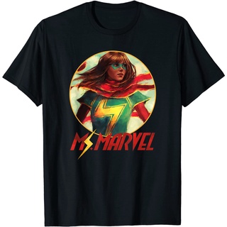 เสื้อยืด ลาย Marvel Ms. สําหรับผู้ใหญ่ เสื้อยืด พิมพ์ลาย Marvel Super Hero PoseSize S-5XL