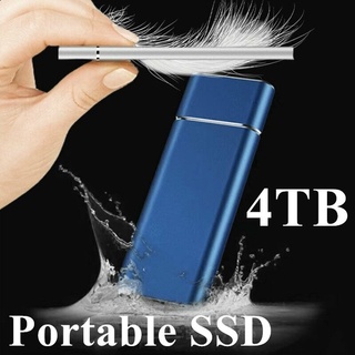 ฮาร์ดดิสก์ภายนอก อะลูมิเนียมอัลลอย ความจุเยอะ 4TB 2TB 500G Usb3.1 Type-C