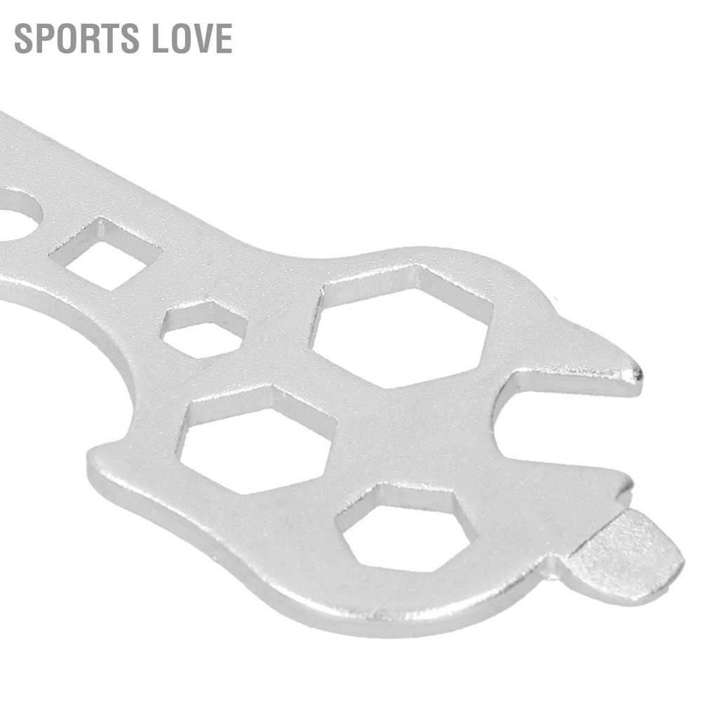 Sports Love ประแจสแตนเลสมัลติฟังก์ชั่นสําหรับจักรยาน #8