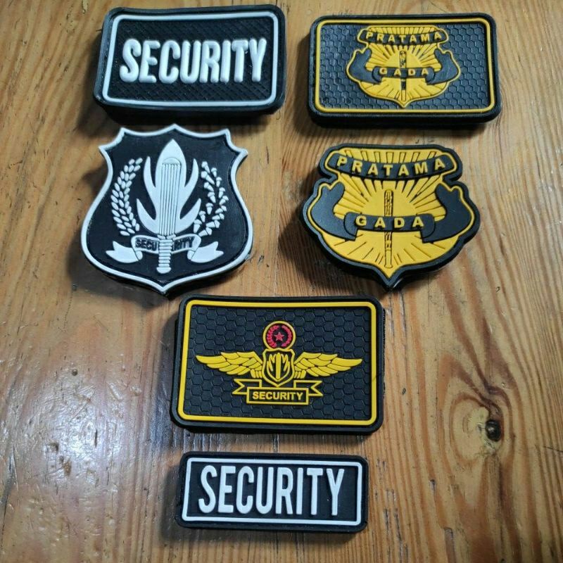 ยางโลโก้รักษาความปลอดภัย ปะกับ mace prama