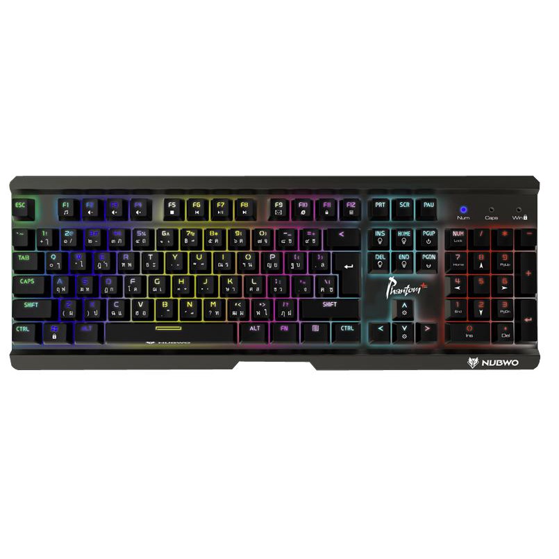 คีย์บอร์ด Keyboard Nubwo Phantom Plus NK-55 Black ของใหม่