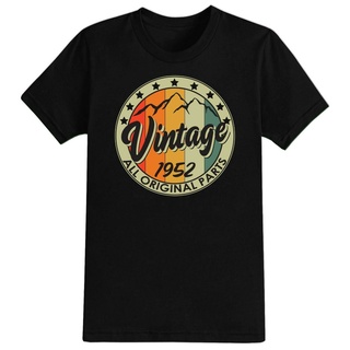 เสื้อยืด พิมพ์ลายภูเขา 70Th Birthday สไตล์วินเทจ สําหรับผู้ชาย 1952 2022 70 ปี