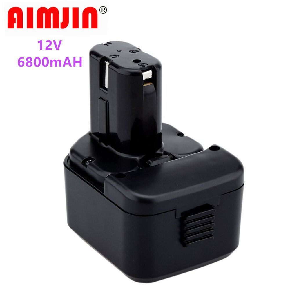 สำหรับ Hitachi EB1214S DS12DVF3 แบตเตอรี่ชาร์จ 12V 6.8Ah Ni-MH สว่านไร้สาย Batteria EB1212S EB1220BL