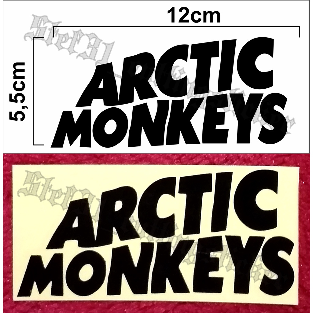 สติ๊กเกอร์ตัดโลโก้ Arctic Monkeys สติ๊กเกอร์ Arctic Monkeys