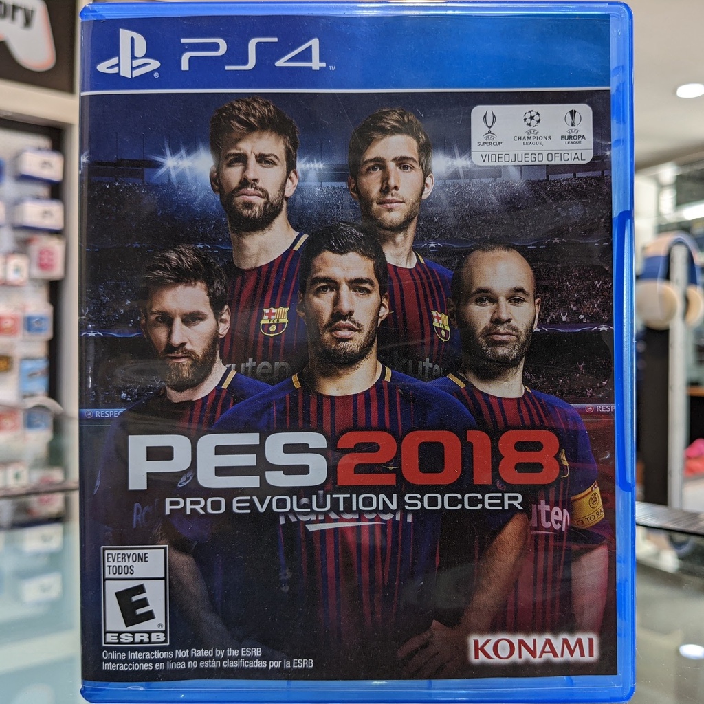 (ภาษาอังกฤษ) มือ2 PS4 PES 2018 แผ่นPS4 เกมPS4 มือสอง (เล่นกับ PS5 ได้ Pro evolution Soccer 2018  Win