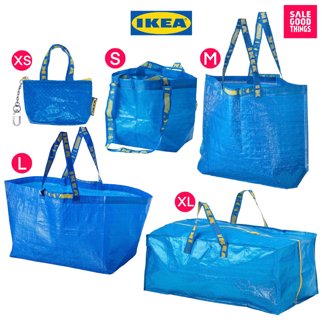 อิเกีย กระเป๋าช้อปปิ้ง 9x7 ซม. 27x27 ซม. 45x18x45 ซม./36ลิตร 55x37x35 ซม./71ลิตร 73x35x30 ซม. 76ลิตร Ikea Shopping Bag