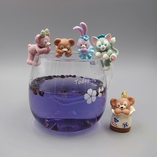 5pcs Tamiflu Bear Stella Shirley Painter Cup Edge Decorative Cup Hanging Cake Decoration