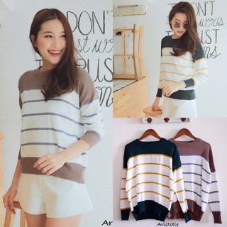 Stripe Knit Top