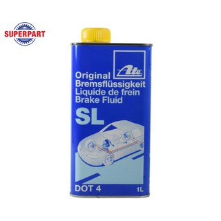 น้ำมันเบรค ATE Dot3 (1L) สีน้ำเงิน /Dot4 (0.5/1L) สีเหลือง Brake Fluid