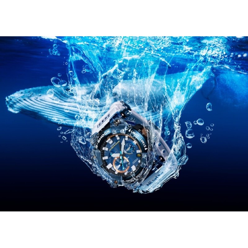 G-SHOCK "Dolphin Whale" Love The Sea And The Earth  Frogman (GWF-A1000K-2AJR)