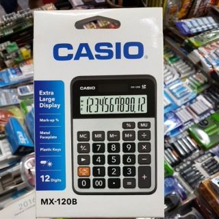 Casio MX120B เครื่องคิดเลขตั้งโต๊ะ 12หลัก ของใหม่ ของแท้