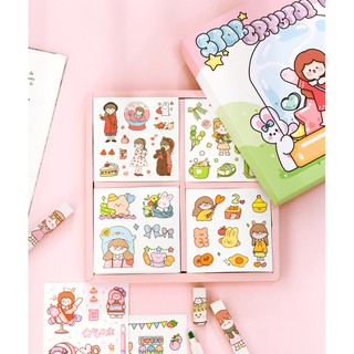 *พร้อมส่ง* 🌸 สติ๊กเกอร์ไดคัท 🌸 sticker set น่ารักๆ ซื้อฝากซื้อแจกได้ เด็กๆ ชอบแปะเล่น ผู้ใหญ่ชอบในความน่ารัก เชื่อเราสิ!