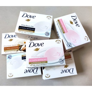 Dove, Beauty Bar Soap 100กรัม สบู่ก้อน มี3 กลิ่น