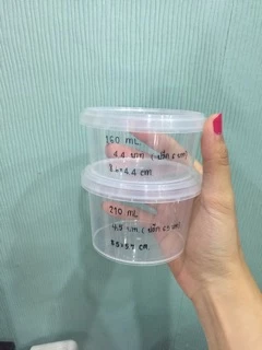 กระปุกฝาล็อค 160,210,265,335,400,600,750,1120 กระปุกฝาเซฟตี้ กระปุกน้ำพริก กระปุกพลาสติก[25ใบ]