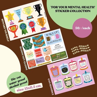 ‘For your mental health’ sticker collection