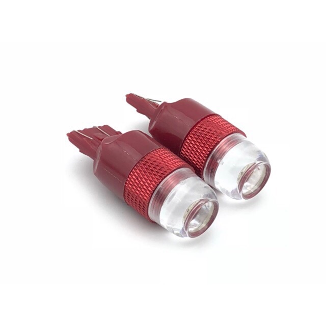 car ไฟท้าย รถยนต์ ขั้วเสียบใหญ่ 7443 18w 12v 1คู่ ไฟหรี่นิ่งเหยียบเบรคกระพริบ5ครั้งแล้วหยุด