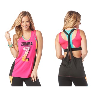 Zumba I Want My Zumba Twisted Tank (เสื้อกล้ามออกกำลังกายซุมบ้า)