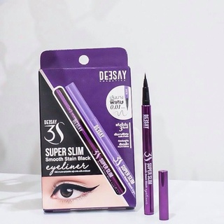 ดีเซ้ย์อายไลเนอร์ Deesay 3S super slim smooth stain black eyeliner