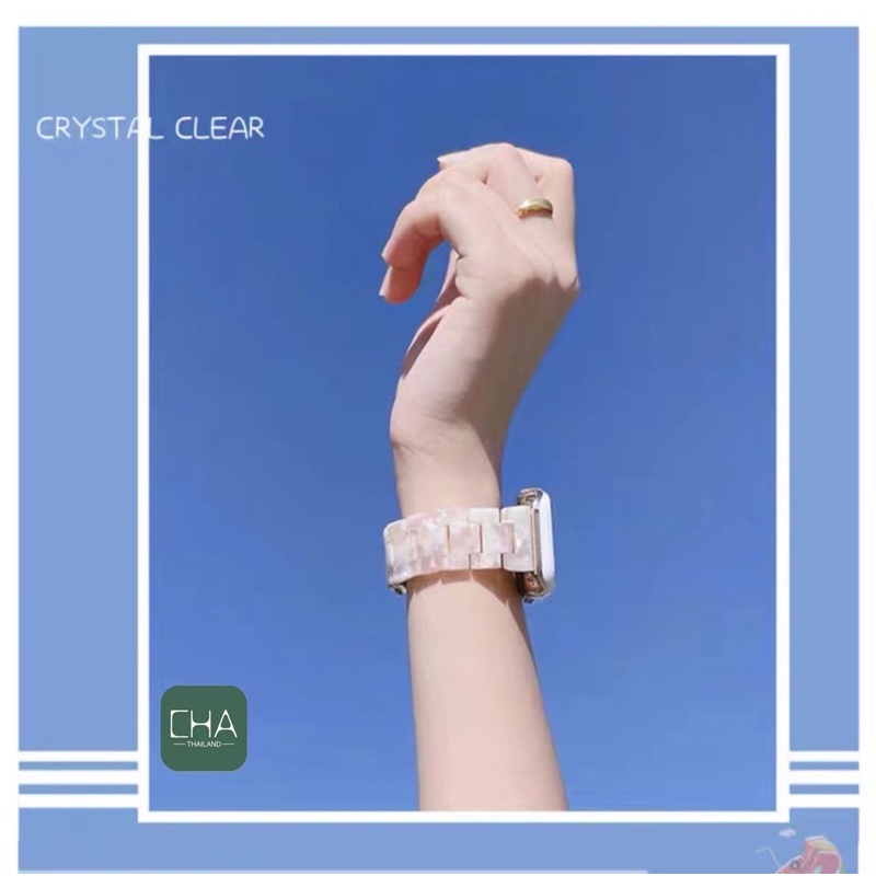 สายหินอ่อน สาย  Watch10 9 8 7 6 5 Watch หน้าปัด 41มม. 44 /45มม. 40 /41 มม.38 มม สีใหม่ ปรับได้ สายนาฬิกา smart watch