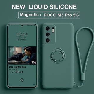 เคสโทรศัพท์มือถือ ซิลิโคนนุ่ม กันรอยกล้อง พร้อมแหวนขาตั้ง สําหรับ Xiaomi Poco M3 Pro Redmi Note 10 5G 10s 4G Note 10 Pro