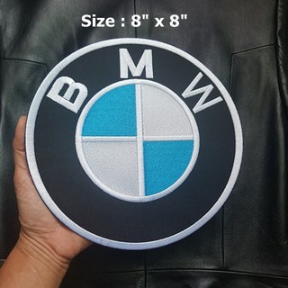 ตัวรีดเสื้ออขนาดใหญ่ ตัวรีด ตัวรีดติดเสื้อ BMW อาร์มติดเสื้อ Large Iron on Patch วัสดุตกแต่ง