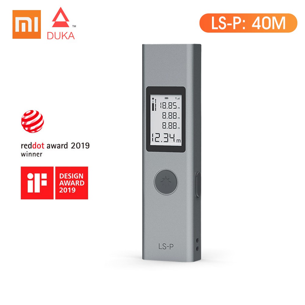 พร้อมส่ง Xiaomi DUKA เครื่องวัดระยะเลเซอร์ LS-P แบบพกพา ความแม่นยําสูง ...