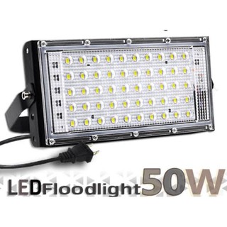 ไฟสปอตไลท์ LED กันน้ำ ขนาด 50W Otoko LED Floodlight 50w โคมไฟ ไฟถนน โคมไฟภูมิทัศน์ ดวงไฟ 50 ดวง พร้อมปลั๊กไฟแสงสีขาว