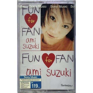 Cassette Tape เทปคาสเซ็ตเพลง Ami Suzuki อัลบั้ม Fun For Fan รวม 14 เพลงฮิต ลิขสิทธิ์ ซีล