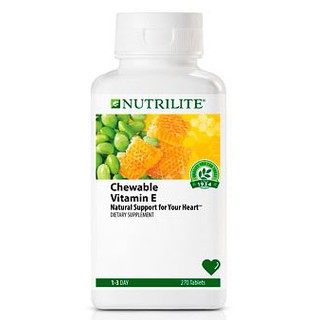 Nutrilite Chewable Vitamin E (Lecithin E) เข้มข้นกว่าช๊อปมาเลเซีย ช่วยลดไขมันคลอเลสเตอรอล และบำรุงสุข