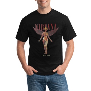 [COD]เสื้อยืด พิมพ์ลาย Nirvana In Utero หลากสี สไตล์วินเทจS-5XL