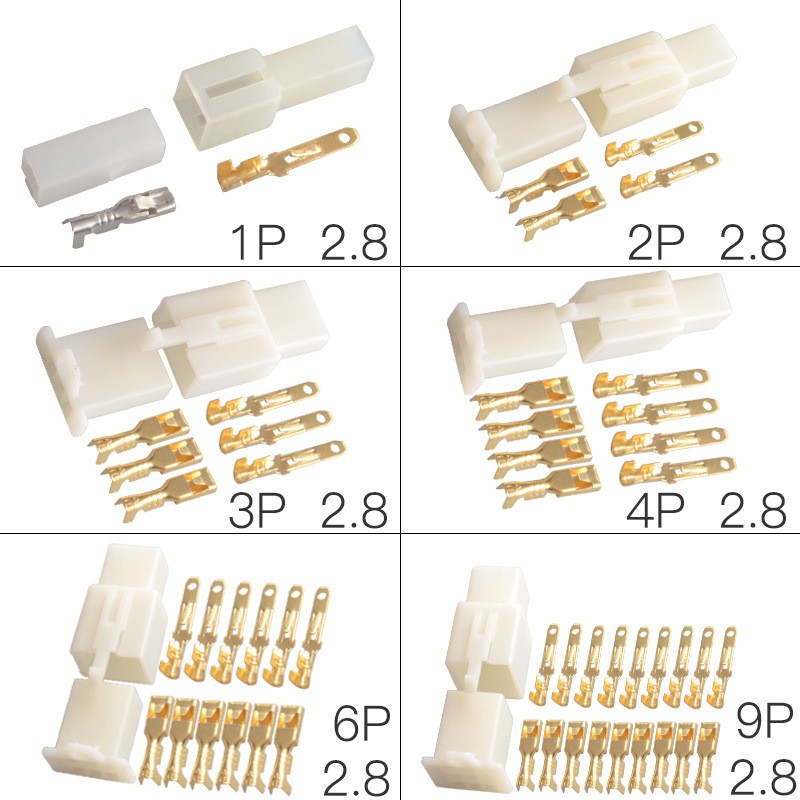 สายเชื่อมต่อ Jack 2P 3P 4P 6P 9P type 2.8mm
