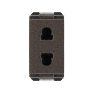เต้ารับเดี่ยว 2 ขากลมแบน HACO W8416U-ST SINGLE SOCKETS 2P W8416U-ST HACO