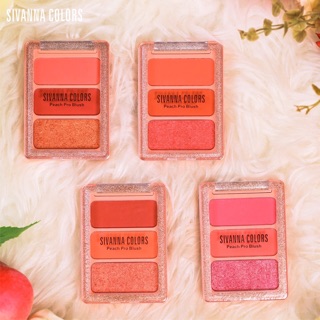 🍑SIVANNA COLORS PEACH PRO BLUSH : HF6030🍑